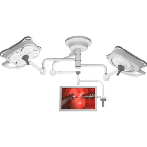 Foco Cirurgico de Teto LED TRES BRACOS TRIPLEX 4LE-M1LE-MONITOR 160.000 + 160.000 LUX